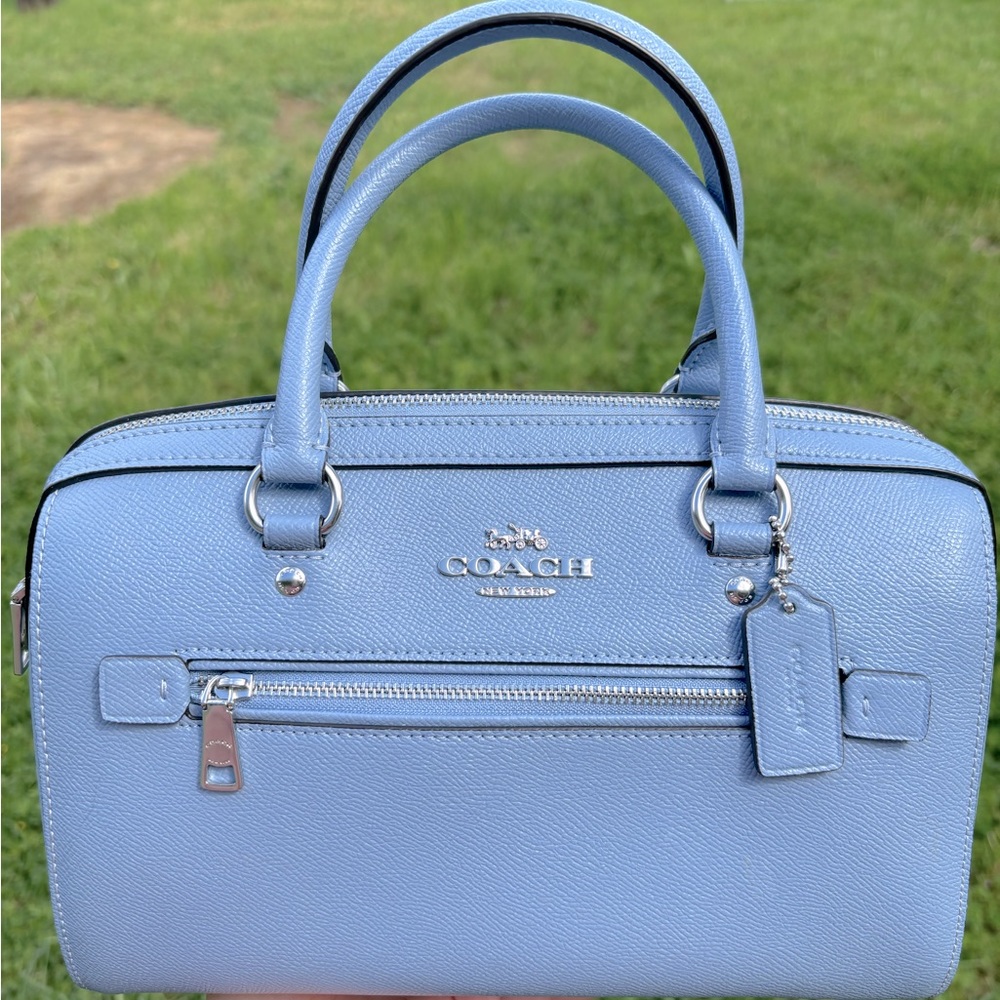 EUC - COACH ROWAN SATCHEL WITH MATCHING WALLET - SET - 79946
